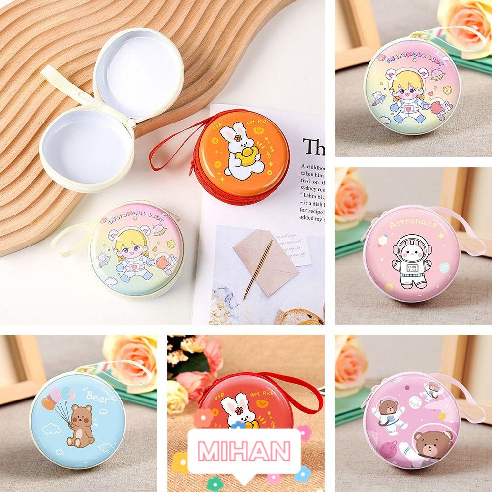 Túi Đựng Tai Nghe / Tiền Xu / Dây Cáp Có Khóa Kéo MIHAN1 Ốp
