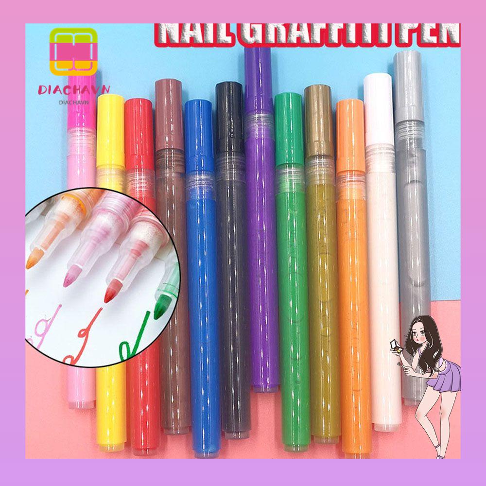 1 Cây Bút Vẽ Móng Nghệ Thuật Graffiti Chống Nước DIY
