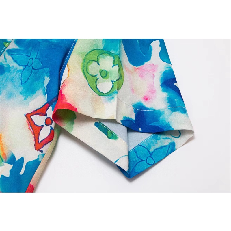 Áo Thun Tay Ngắn In Hình L555V-series 23ss Phong Cách Cổ Điển Cho Cả Nam Và Nữ