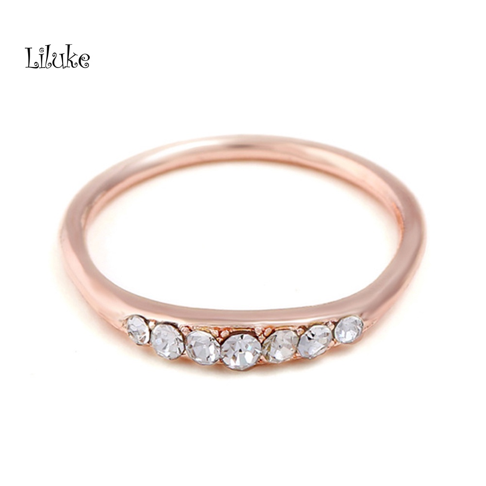 Nhẫn Đính Đá Kiểu Dáng Thời Trang Sang Trọng Cho Nữ