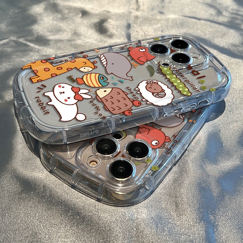 Ốp Điện Thoại TPU Mềm Trong Suốt Chống Sốc Cho IPhone 11 14 13 12 Pro Max XS Max X XR 7 + 8 Plus Sự Bảo Vệ