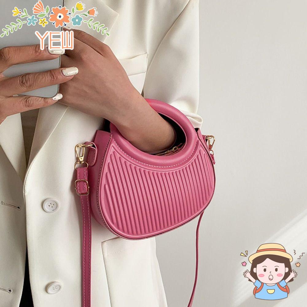 Túi Xách Da Pu Mini Màu Trơn Thời Trang Cho Nữ