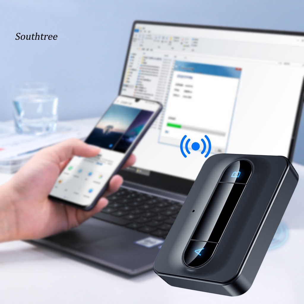 Bộ Thu Phát Tín Hiệu Bluetooth 5.0 BT 3.5mm Màu Đen Cho Xe Hơi