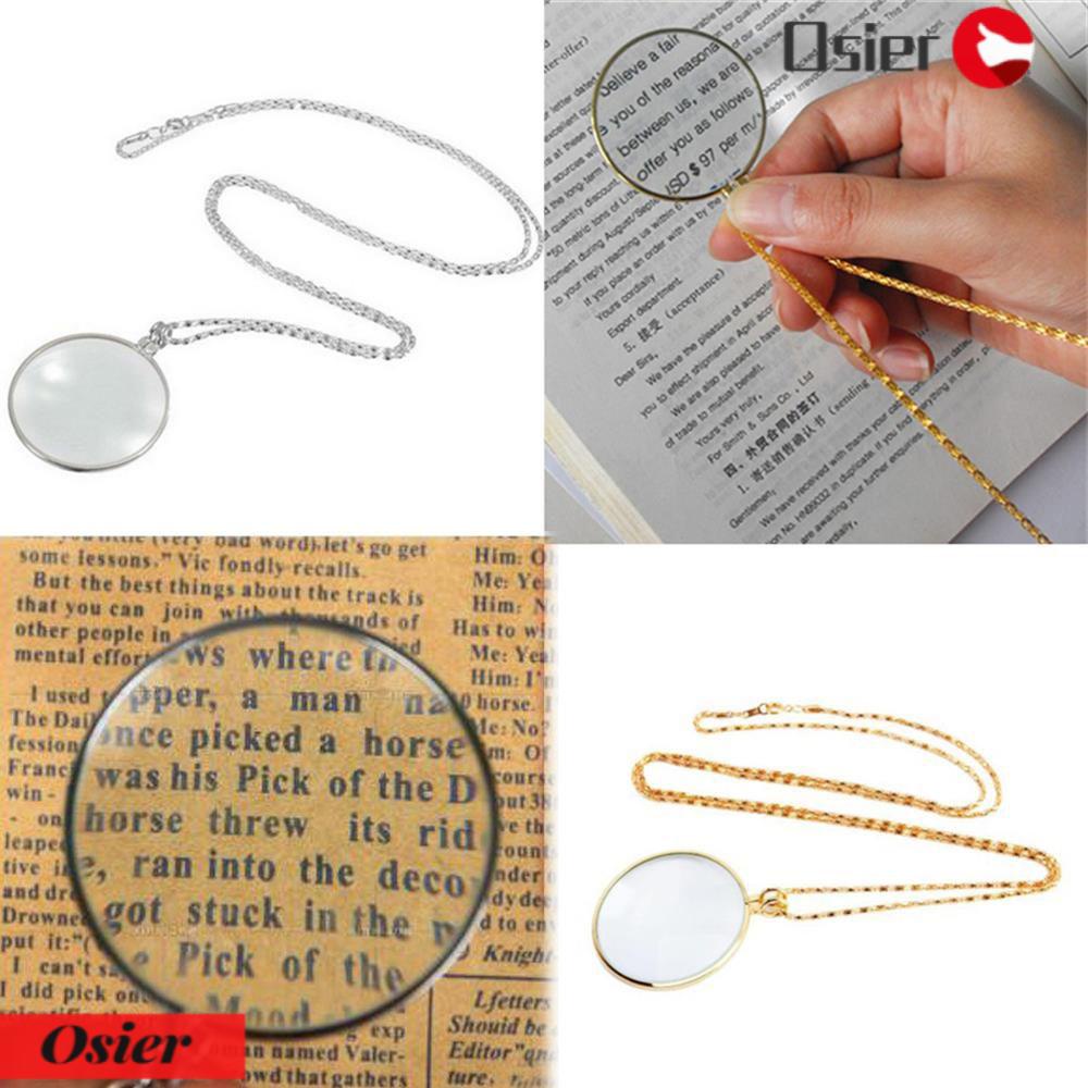 Vòng cổ Mặt Kính Lúp Đọc Sách Phóng Đại 1 Cái