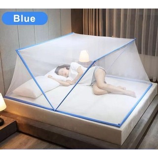 Màn chụp tự bung mẫu xếp Cao Cấp gấp gọn tiện dụng, Mùng chụp tự bung người lớn thông minh.