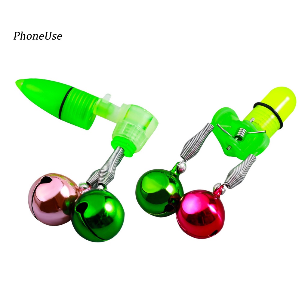 Chuông Báo Cá Cắn Câu Có Đèn LED Gắn Cần Câu Cá