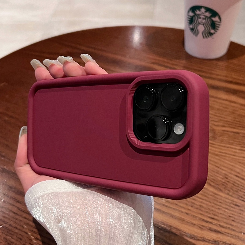 Ốp Điện Thoại Mềm Mặt Nhám Màu Trơn Đơn Giản Cho IPhone 14 Pro Max 13 12 11 Pro Max X XS XR Xsmax