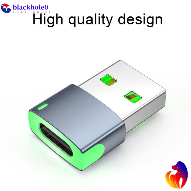 Đầu Chuyển Đổi Usb 2.0 Sang Type-C Có Đèn Led 480mbps Chất Lượng Cao