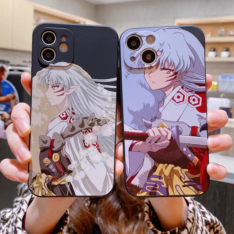 Compatible For iPhone 15 14 Pro Max 13 12 mini 6S 6 7 8 Plus 11 Pro X XR XS Max SE 2020 Ốp Điện Thoại Họa Tiết Inuyasha Cho