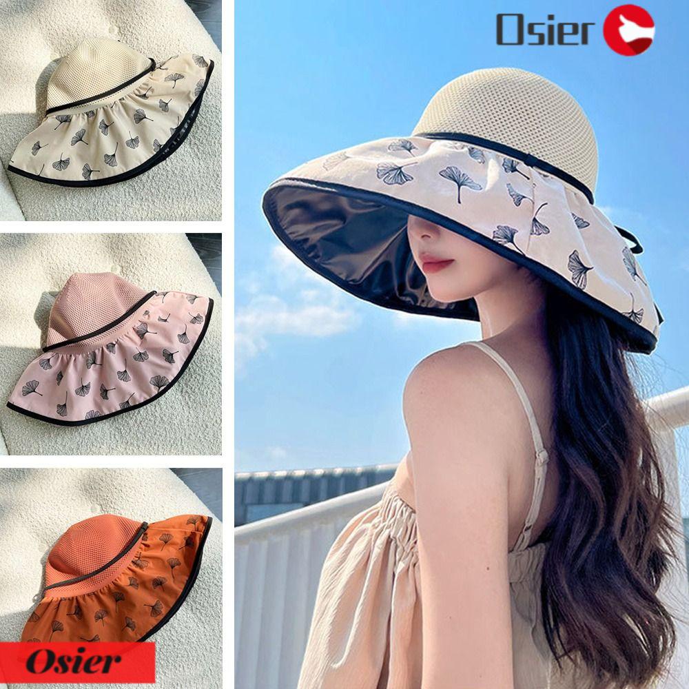 OSIER1 Nón Tai Bèo Chống Nắng / Tia UV Có Thể Gập Gọn 1 Cho Nữ