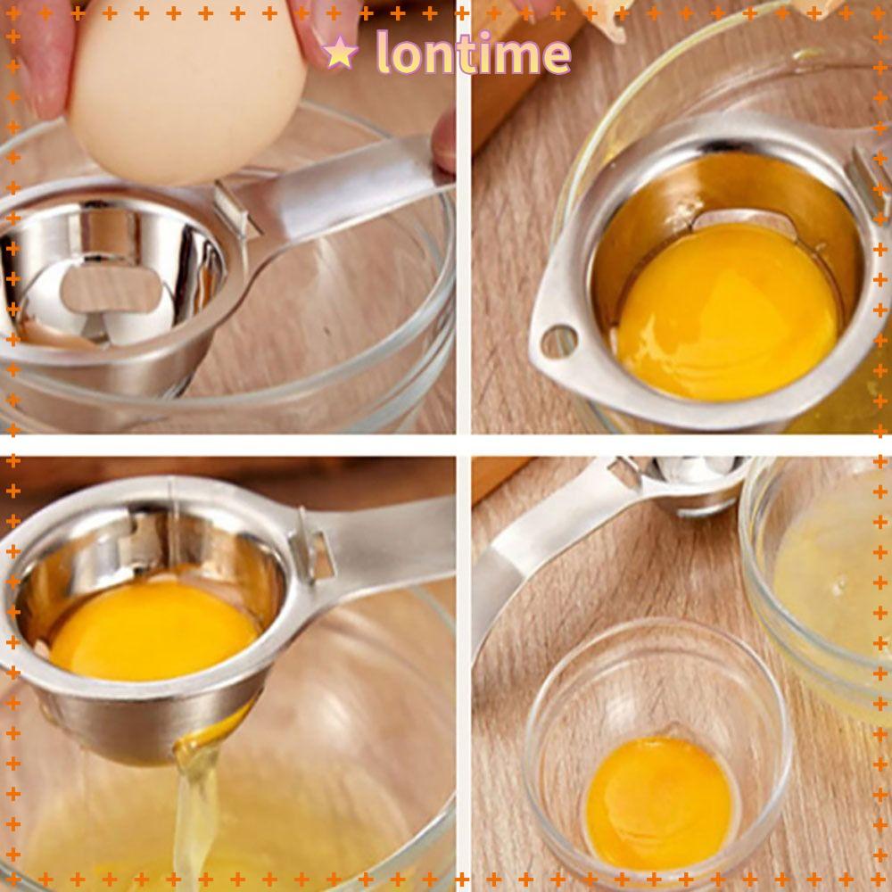 LONTIME Dụng Cụ Tách Lòng Trắng Trứng Luộc Dễ Dàng Làm Sạch