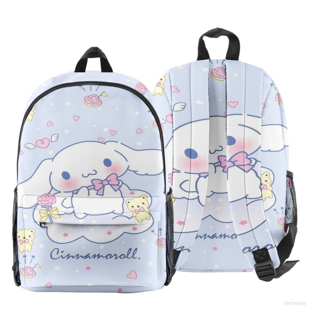 Ba Lô Cỡ Lớn SQ2 In Hình Cinnamoroll Thời Trang Cho Nam Nữ