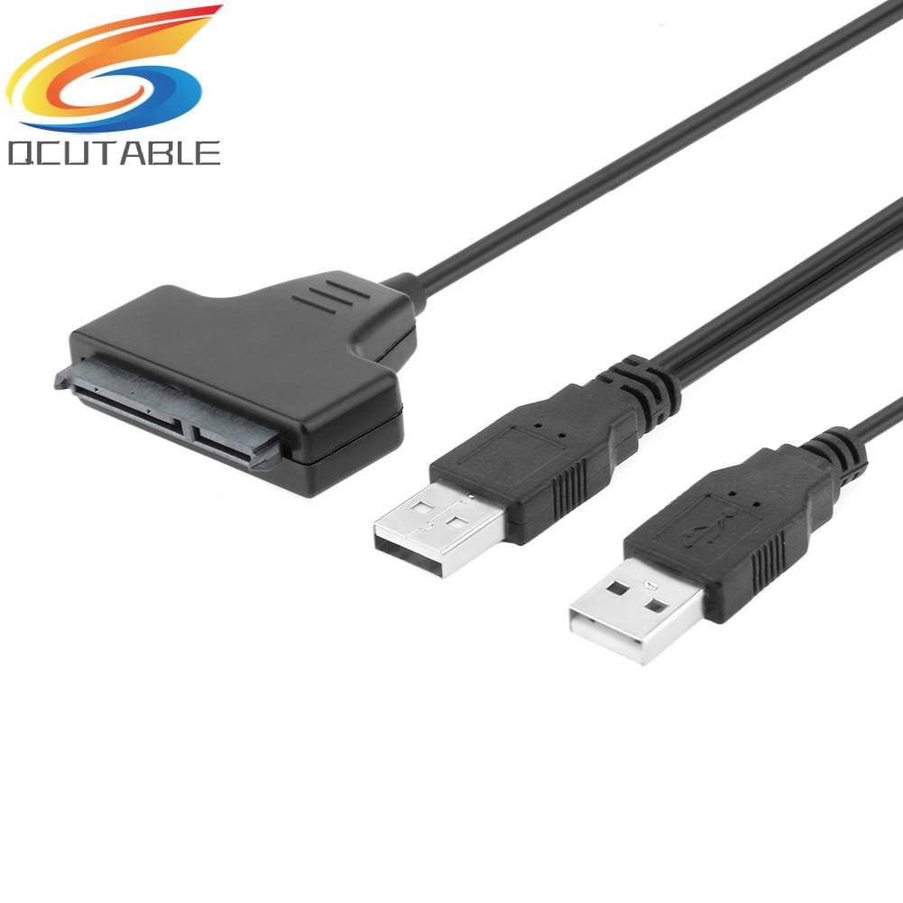 Cáp ChuyểN USB 2.0 SATA 7 + 15Pin Cho Ổ CứNg HDD Laptop 2.5inch
