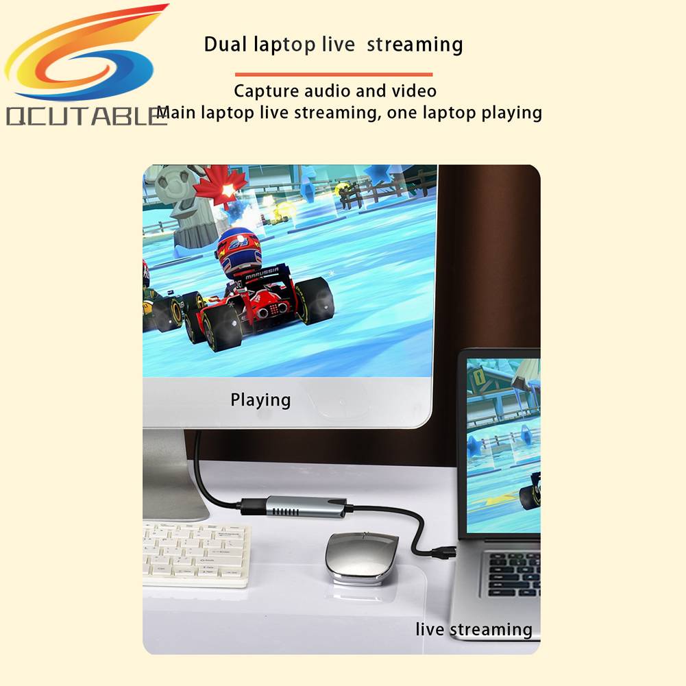 Bộ Chuyển Đổi Thẻ Video USB A Type-C HDMI Sang USB HD Chất Lượng Cao