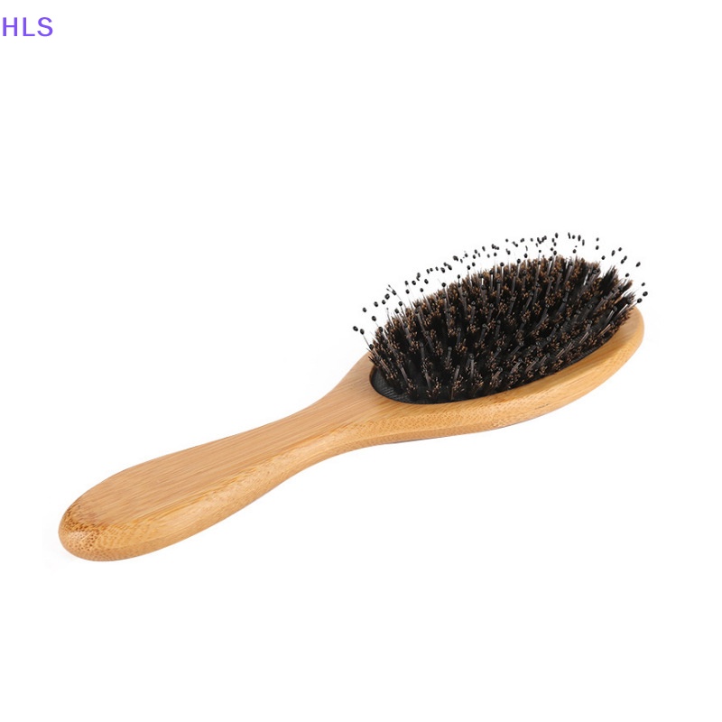 1 Lược Chải Tóc Tay Cầm Bằng Tre Tự Nhiên Chống Tĩnh Điện Mát Xa Da Đầu