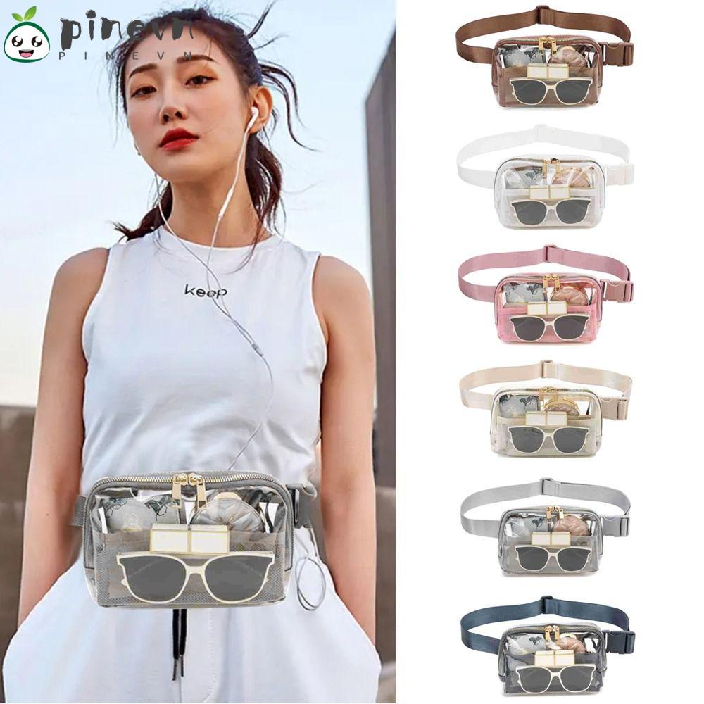 PINEVN Túi Đeo Hông Bằng Nylon Thời Trang Dành Cho Nữ