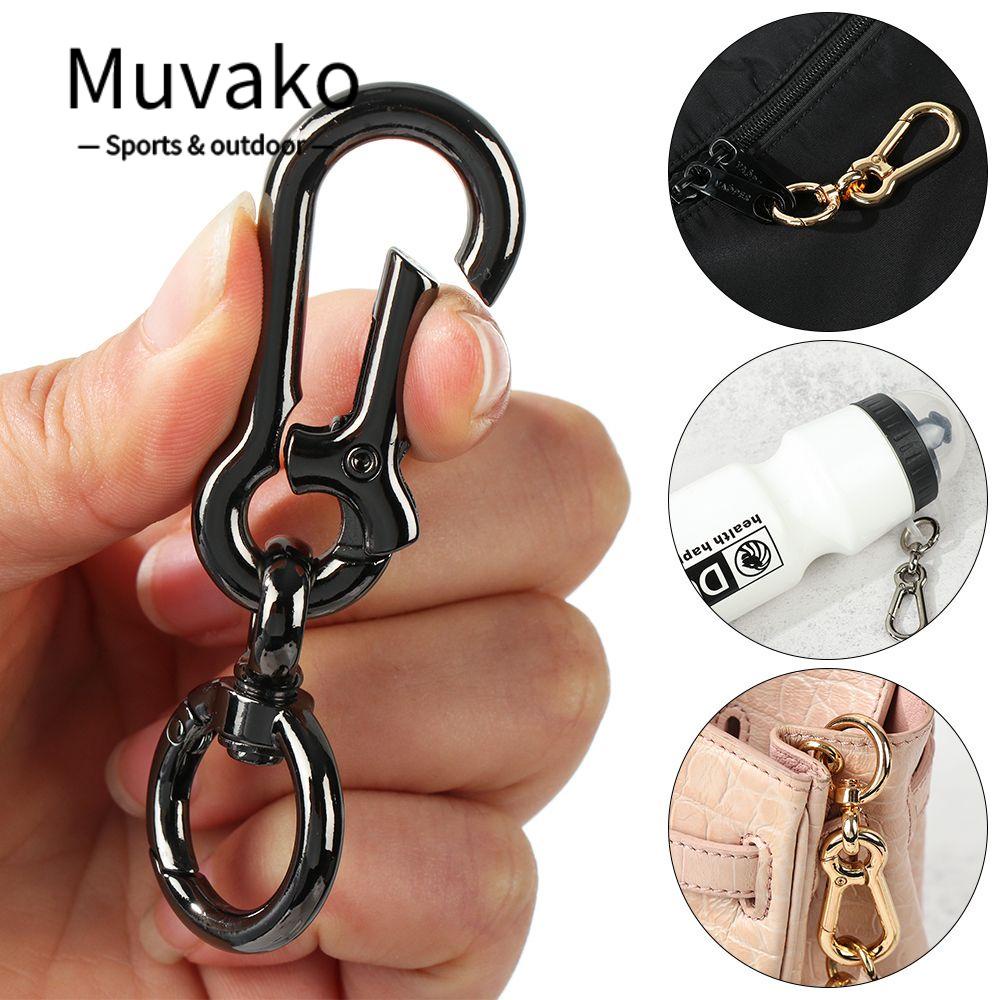 MUVAKO Khóa Hồ Lô Lò Xo |Móc Khóa Thắt Lưng Bằng Hợp Kim Kẽm Chuyên Dụng Cho Túi X