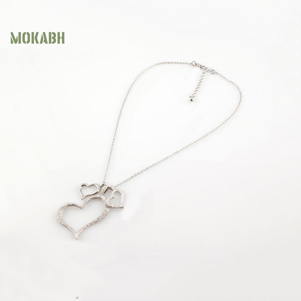 Vòng cổ Họa Tiết Ba Trái Tim Thời Trang