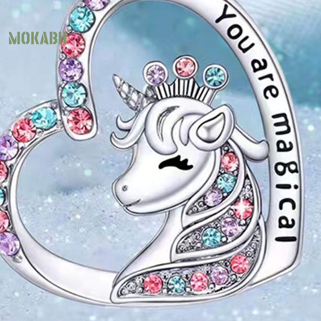 Vòng cổ Mặt Hình Trái Tim / Chữ Thập Đính Đá Nhiều Màu Sắc Thời Trang Cho Nữ