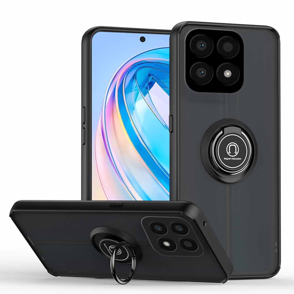 Ốp Điện Thoại Dạng Giáp Nhám Có Vòng Đỡ Nam Châm Cho Honor X8a 4G Honar X 8a 8 a HonorX8a 6.7Inch CRT-LX1
