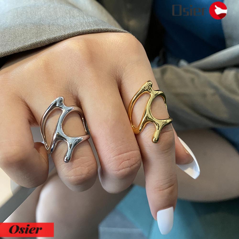 OSIER1 Set 5 Nhẫn Thời Trang Có Thể Điều Chỉnh Kích Cỡ