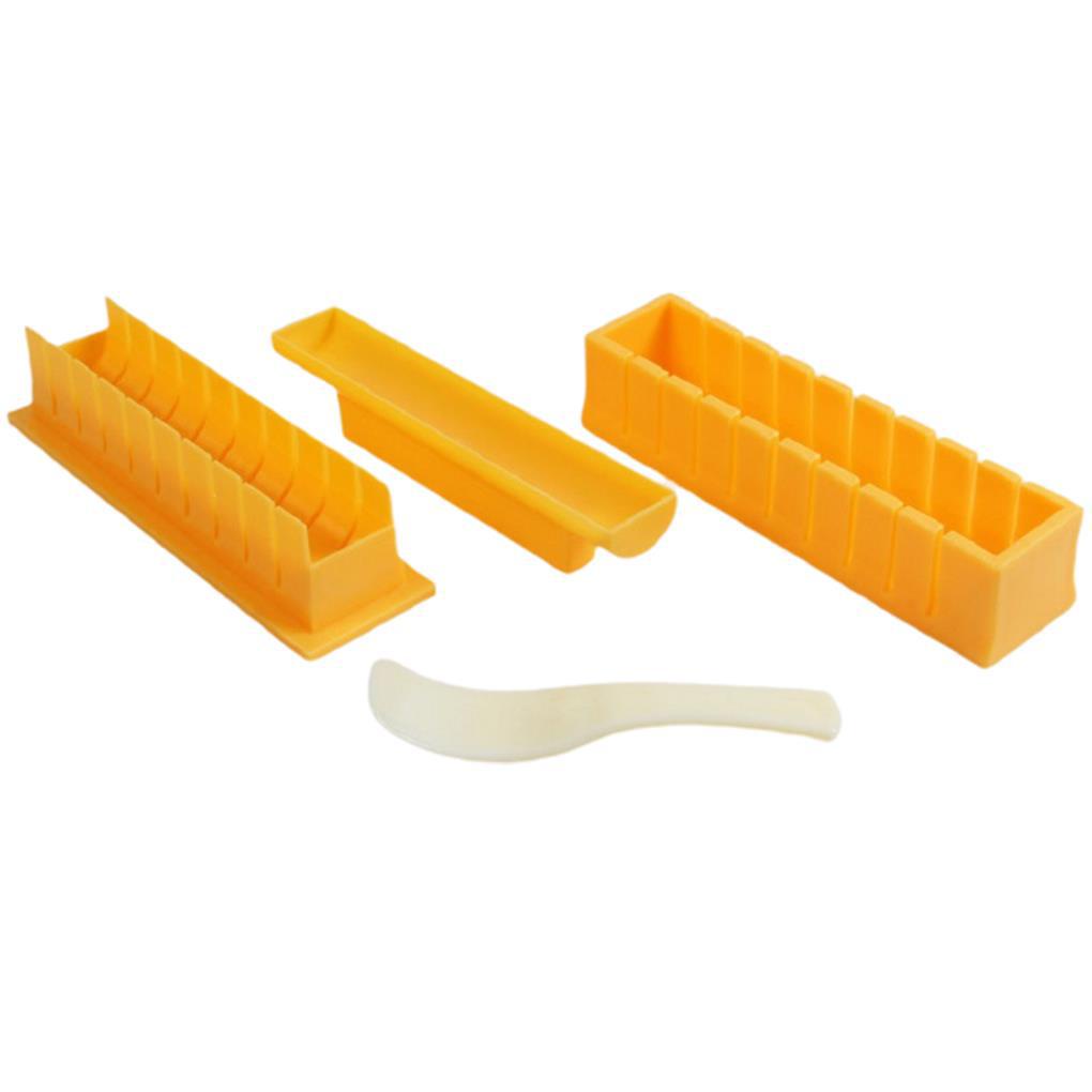 Set 4 Khuôn Làm Sushi Hình Tròn Chống Dính Tiện Dụng DIY