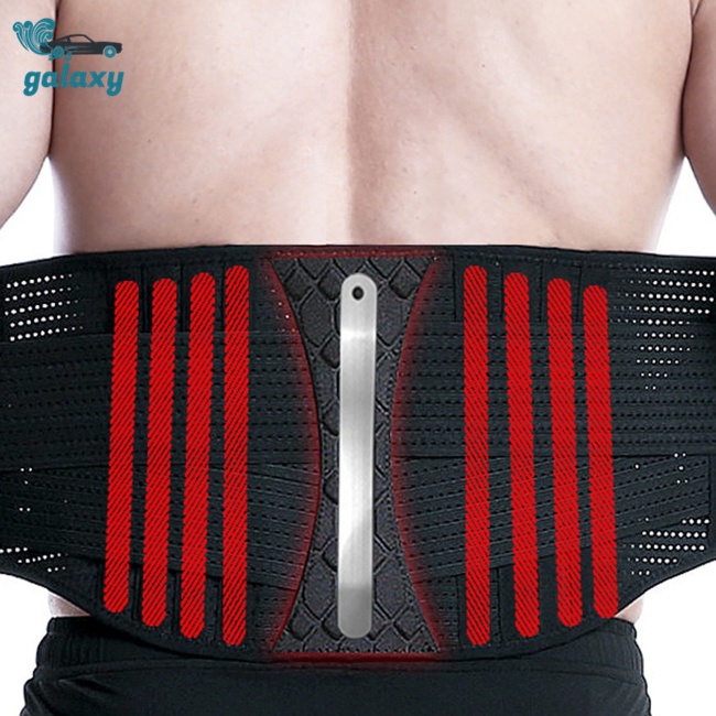 Galaxy Đai Đeo Hỗ Trợ Lưng Hai Lớp Thoáng Khí Thoải Mái Có Thể Điều Chỉnh Cho Sciatica Herniated Disc Scoliosis