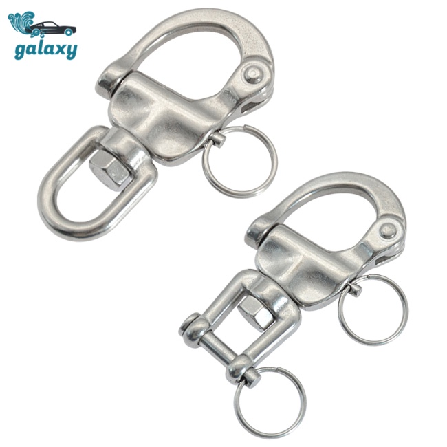 Móc Khóa Xoay 360 Độ galaxy 70mm Bằng Thép Không Gỉ 316 Tháo Gỡ Nhanh