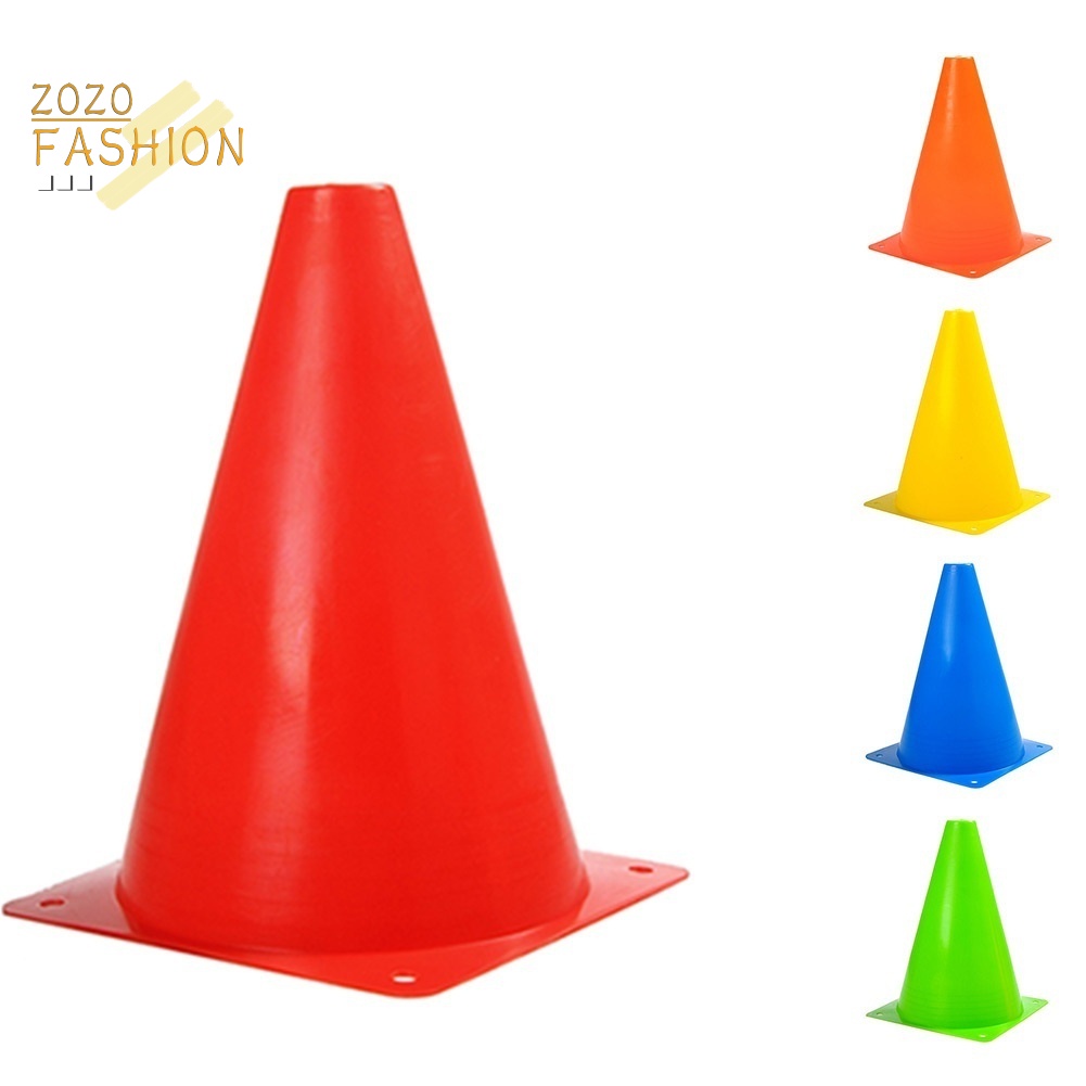 Set 10 Biển Báo Chống Xoắn Hình Nón Bằng Nhựa Dùng Luyện Tập Đá Banh / Bóng Rổ