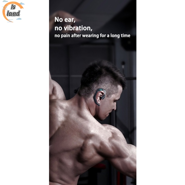 [IS] Tai Nghe Bluetooth Không Dây V19 Móc Vành Tai Có Màn Hình Hiển Thị Kỹ Thuật Số Phong Cách Doanh Nhân