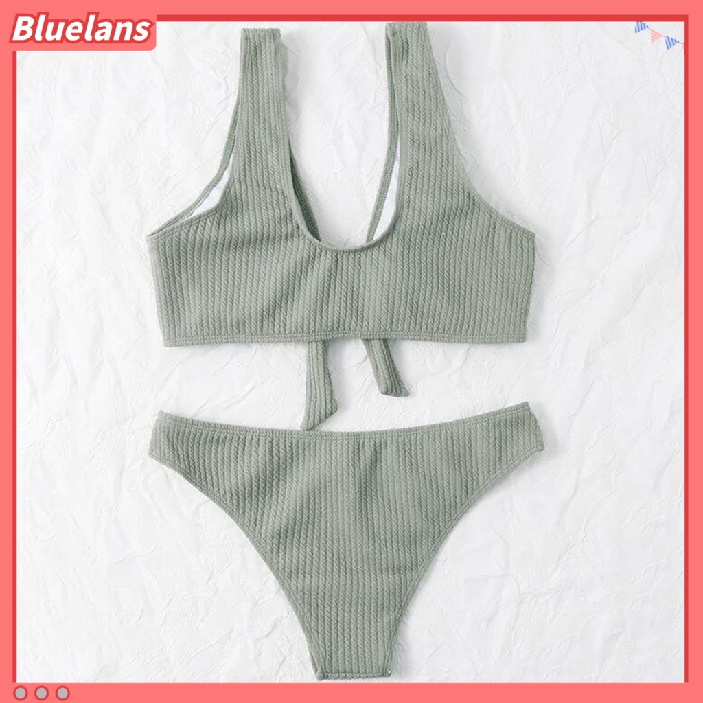 Bộ Đồ Bơi Hai Mảnh Màu Sắc Thời Trang Dành Cho Nữ