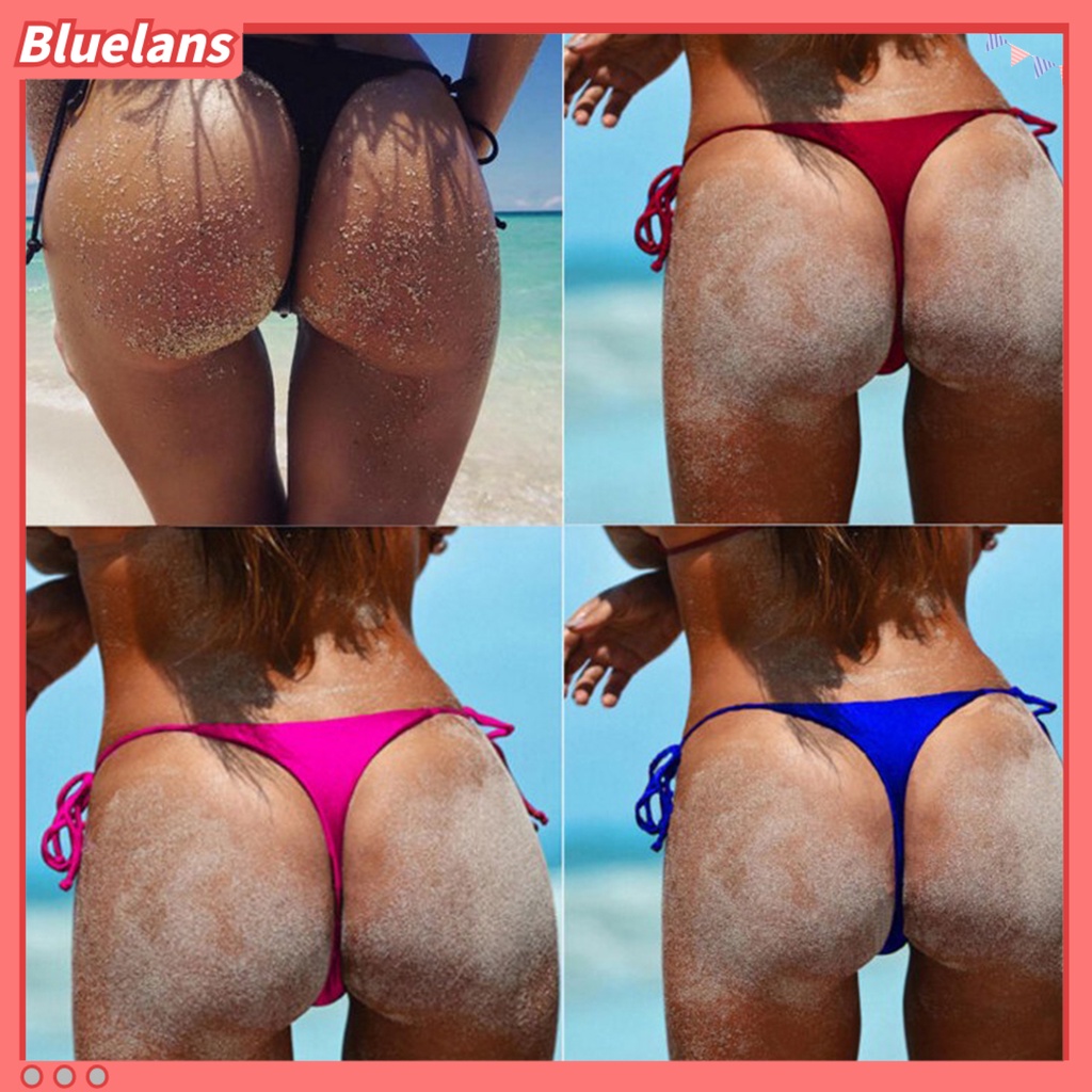 [BLS] Quần Bơi Thiết Kế Cột Dây Đẹp Mắt Thoáng Khí Dễ Phối Đồ Cho Nữ