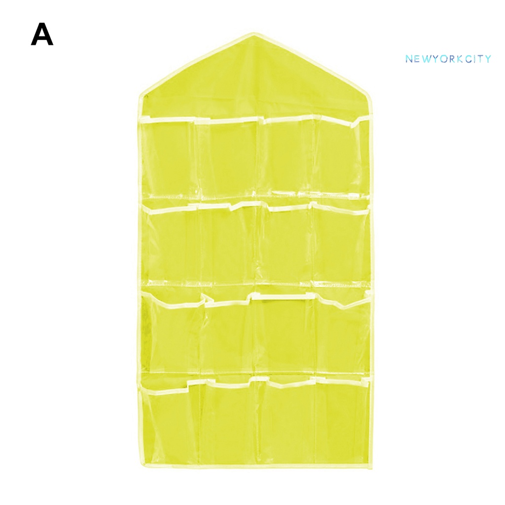 Túi Treo Cửa 16 Ngăn Đựng Đồ Lót Tiết Kiệm Không Gian Tiện Dụng