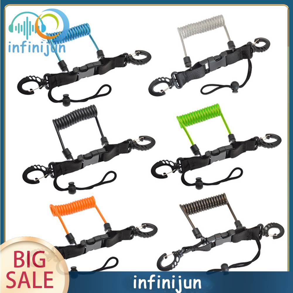 Dây Lò Xo TPU Chống Thất Lạc Cho Máy Ảnh Thể Thao