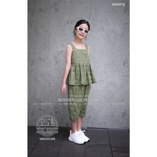 [Có sẵn] [Ảnh thật] Bộ Cổ Vuông Suzy - MSP 2712