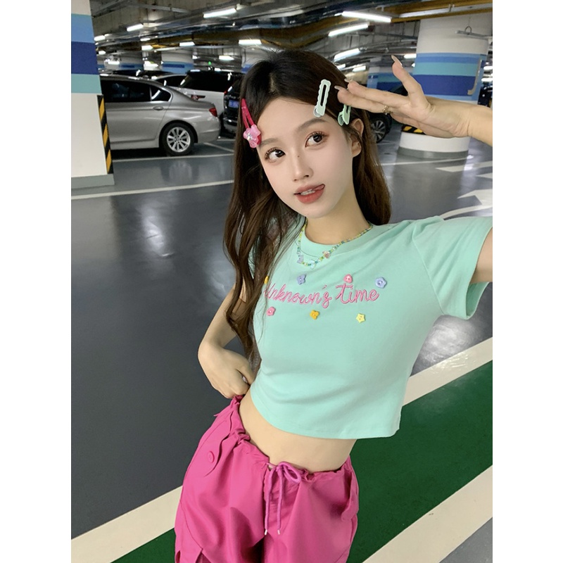 Áo Thun Tay Ngắn Dáng Ôm Thời Trang Mùa Hè