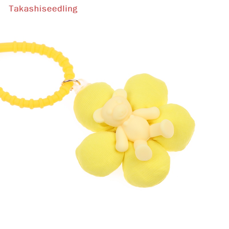 Dây Đeo Điện Thoại / Móc Khóa Chuỗi Hạt Màu Kẹo Hình Hoa Hướng Dương Mặt Cười