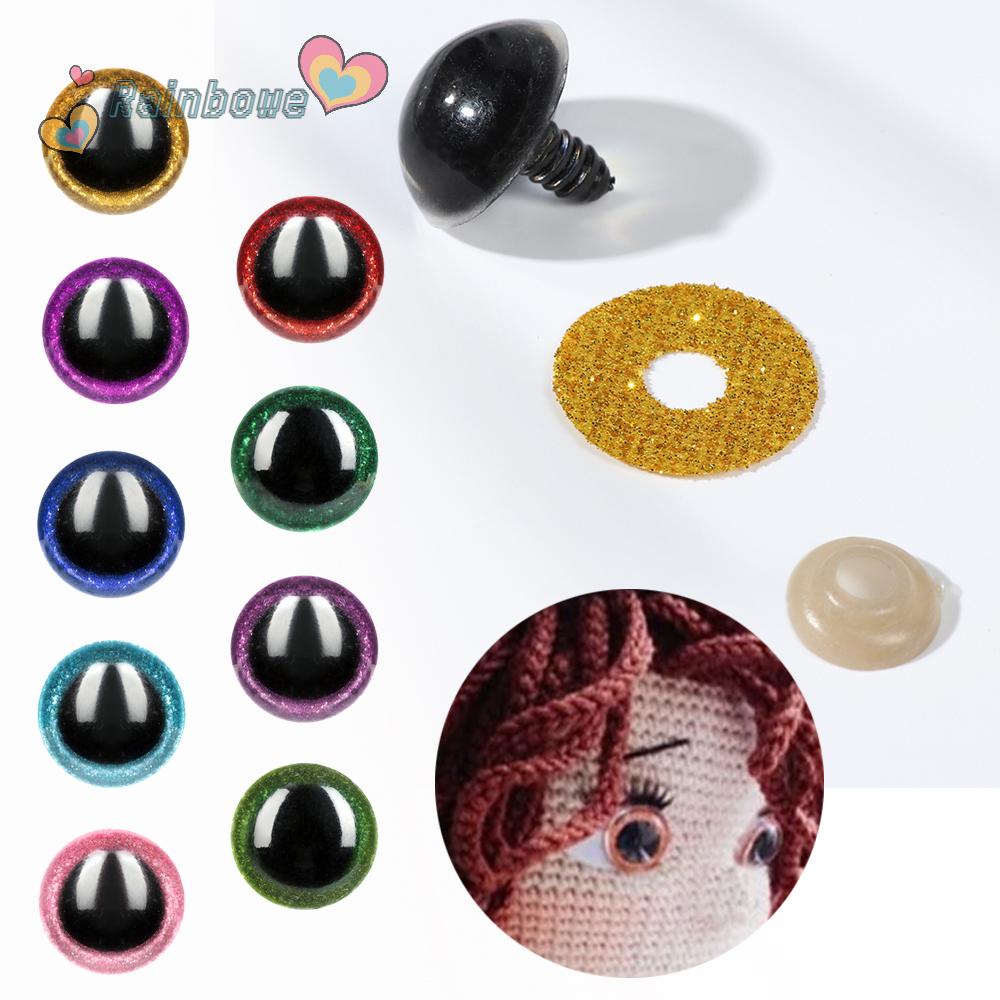RAINBOW Bộ 10 Mắt Lấp Lánh Cho Búp Bê