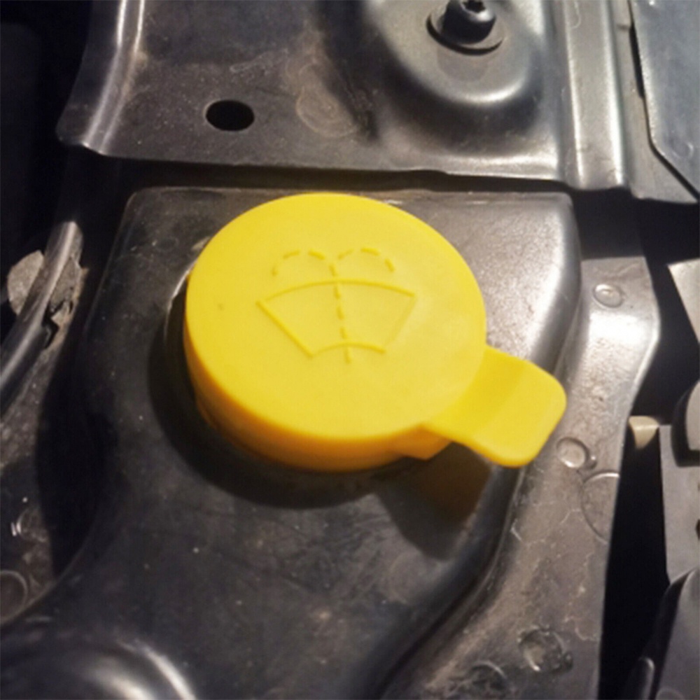 Nắp Bình Chứa Chất Lỏng Rửa Xe Hơi Abs Màu Đen Dễ Lắp Đặt