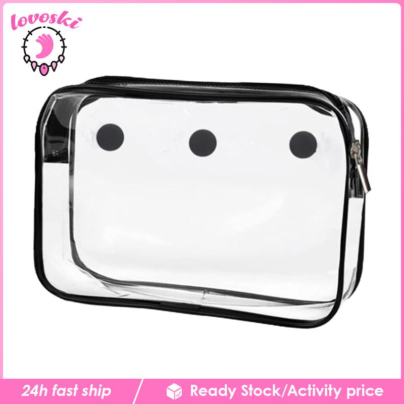 Túi Đựng Mỹ Phẩm Lovoski Màu Trong Suốt Tiện Dụng Mang Theo Du Lịch