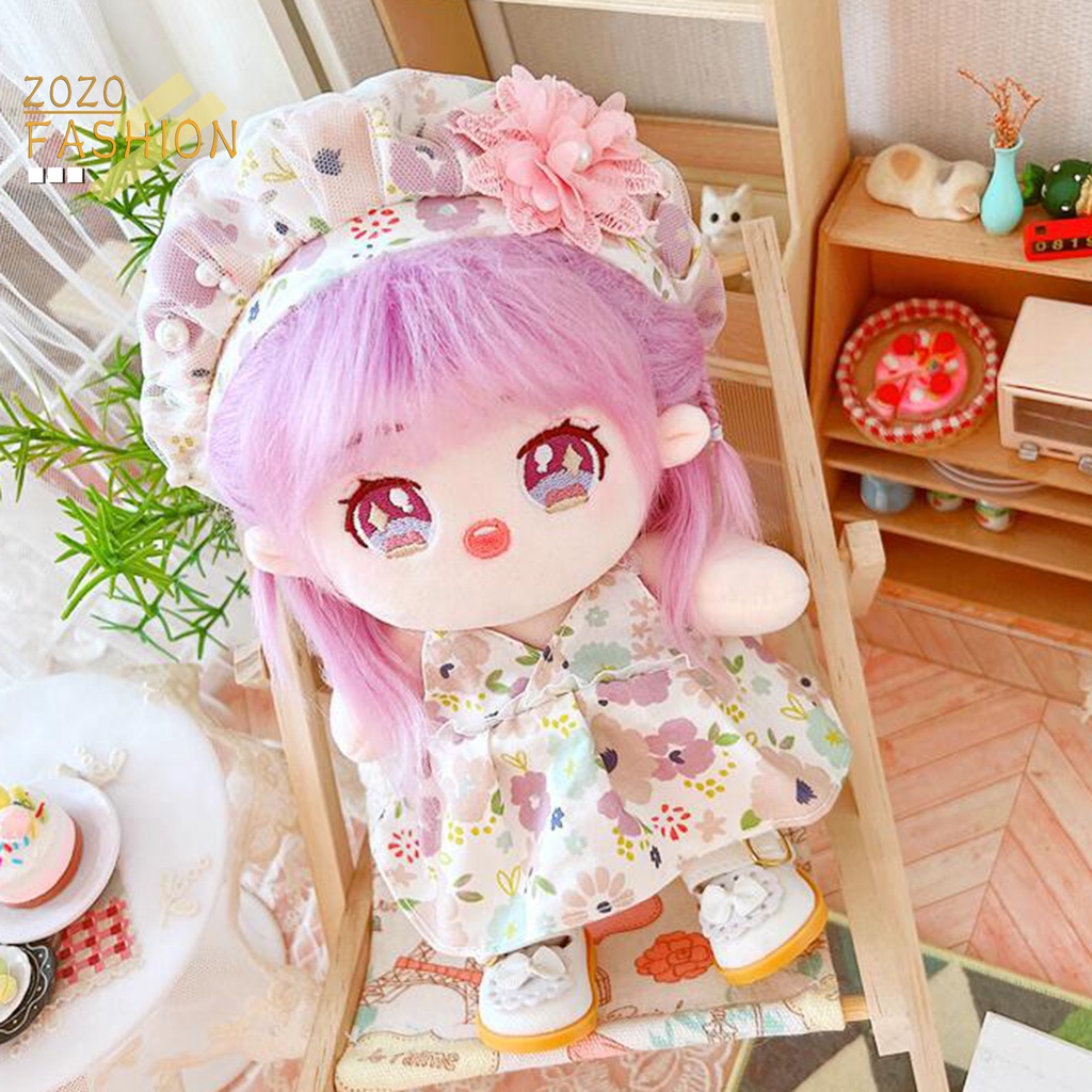 Giày Búp Bê Đính Hoa Tím Xinh Xắn Cho Bé Gái