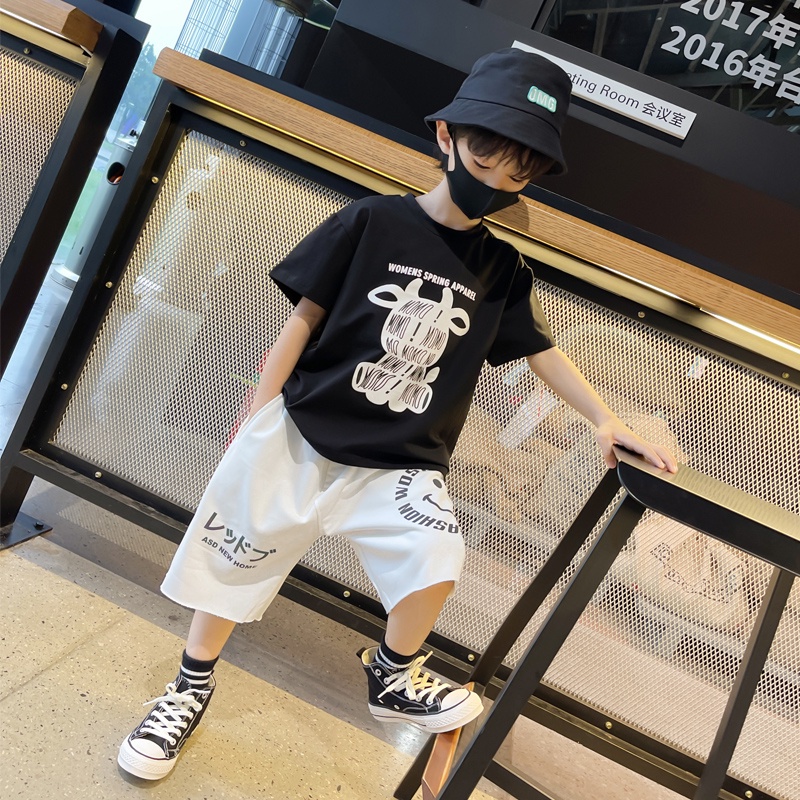 NRVP Mới Áo Thun 100% Cotton Tay Ngắn Dáng Rộng Unisex Cho Các Bé