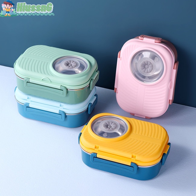 Hộp cơm 3 Ngăn 1000ml Chất Liệu Thép Không Gỉ 304