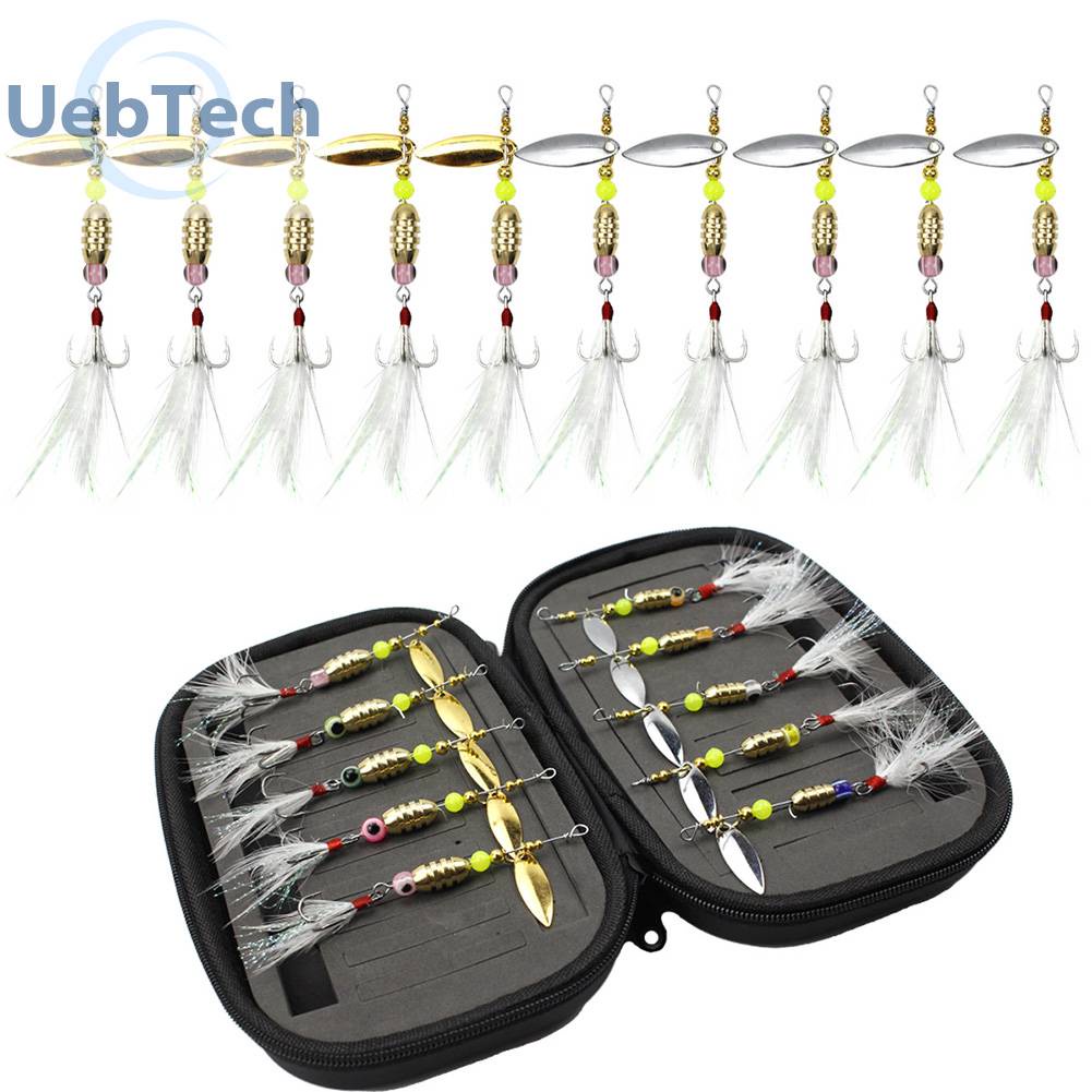 Mồi Giả Câu Cá Bằng Kim Loại Có Móc