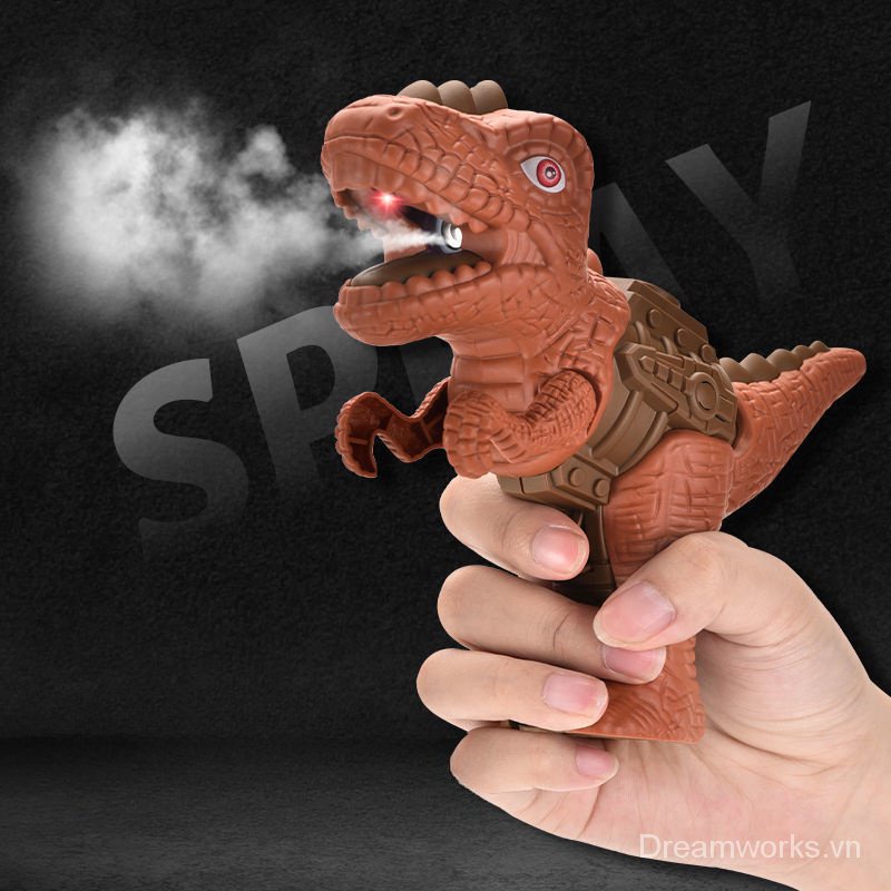 Đồ Chơi Khủng Long Bạo Chúa Phun Sương Cho Bé Trai 2-3 Tuổi