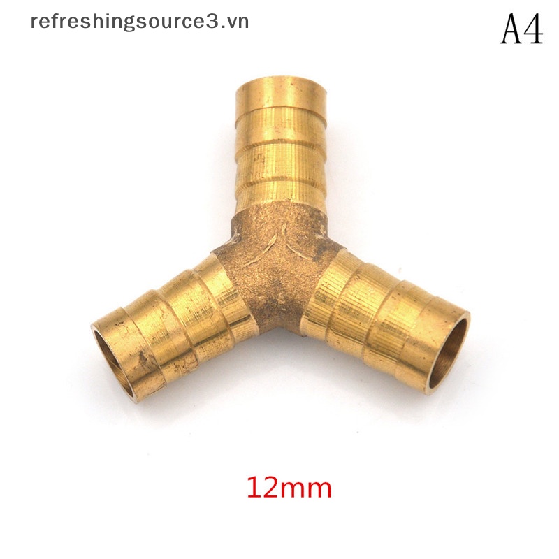 {REFRE3} Đầu Nối Chia Ống Nhiên Liệu Khí Làm Mới 3.vn} Bằng Đồng Thau &quot;Y&quot;