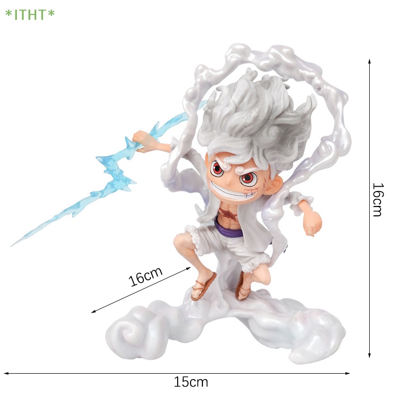 Mô Hình Nhân Vật Nika Luffy Gear 5: Gum-Gum Hoạt Hình One Piece Mới
