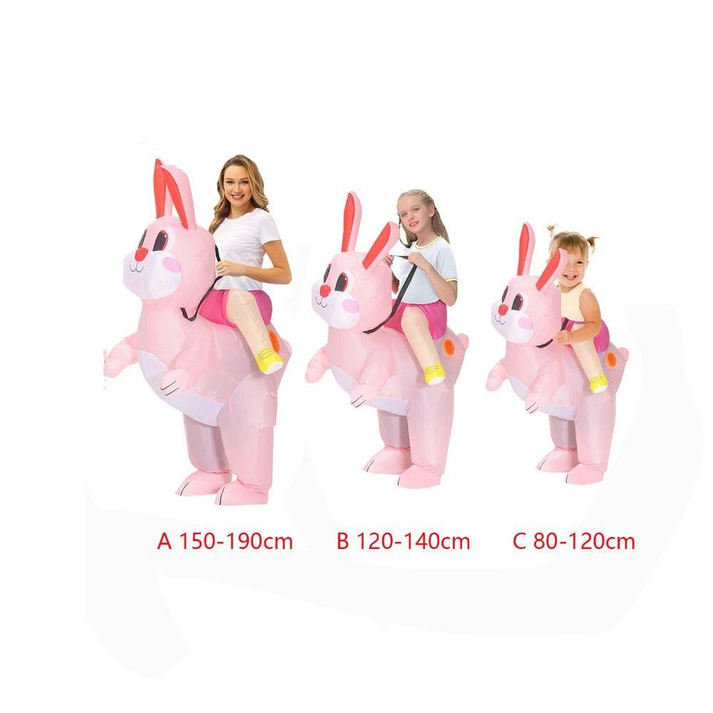 Bộ Đồ Bơm Hơi Hình Thỏ Phục Sinh Thích Hợp Làm Quà Tặng Cho Người Lớn Và Trẻ Em