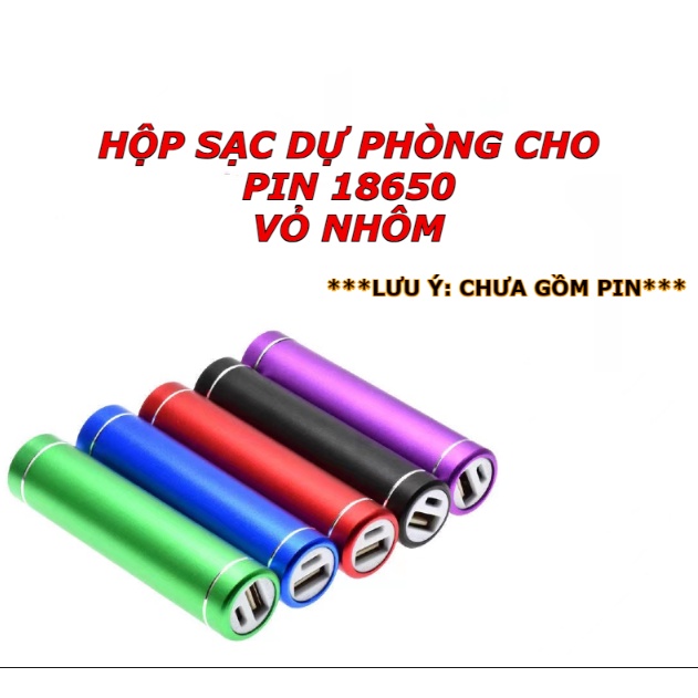 Hộp sạc dự phòng 1 cell pin 18650