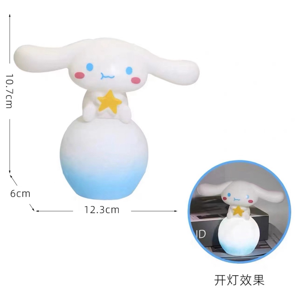 Bộ Phụ Kiện Trang Trí Bánh Kem Hình Cinnamoroll Dễ Thương Sáng Tạo